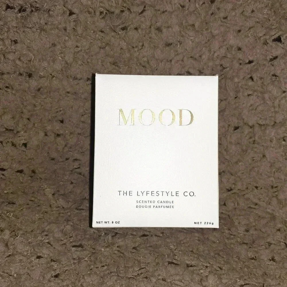 LYFESTYLE CO-Mood Candle-8oz Full Size-Perfume Scented-NEW IN BOX